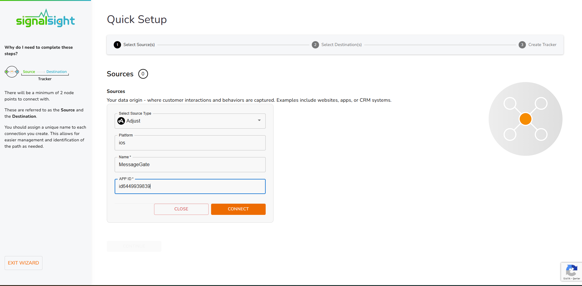 SignalSight Web2App for Adjust