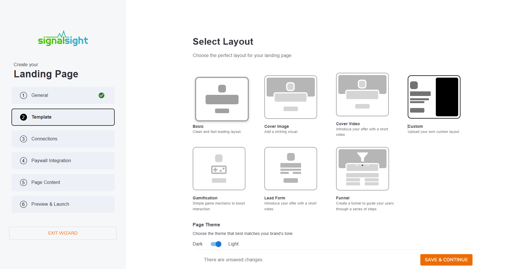 General Information Step